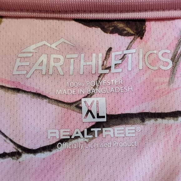 Earthletics pink jersey top size‎ XL. V NECK..GOOD USED CONDITION. - Picture 6 of 8